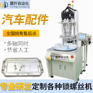 汽車配件自動擰螺絲機(jī)-10軸帶轉(zhuǎn)盤式